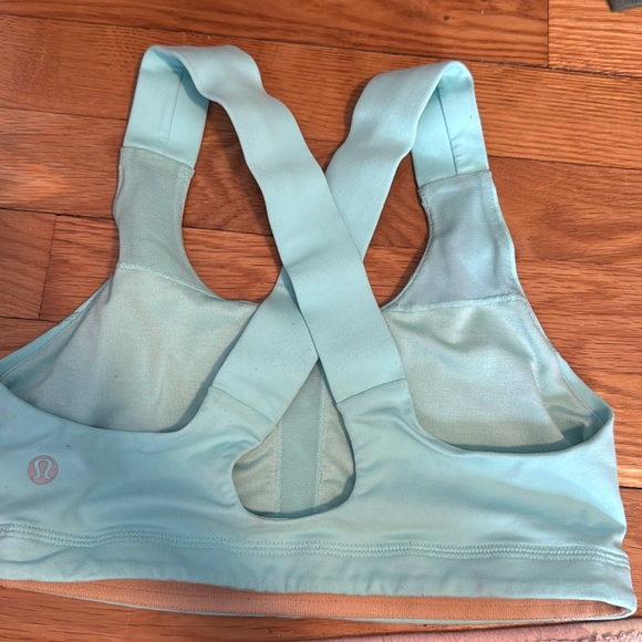 Teal Lululemon Sports Bra - Picture 2 of 3